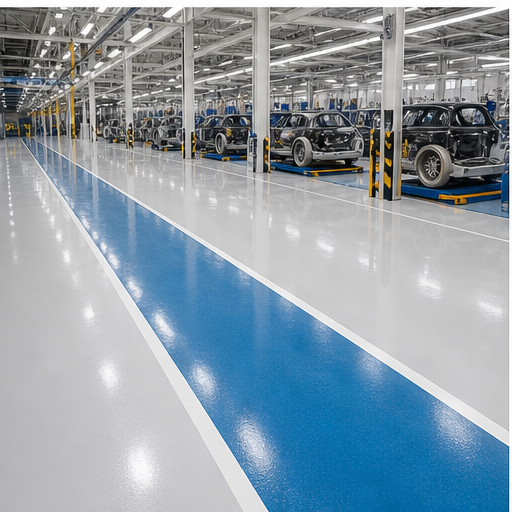 Automotive Manufacturing floor installation