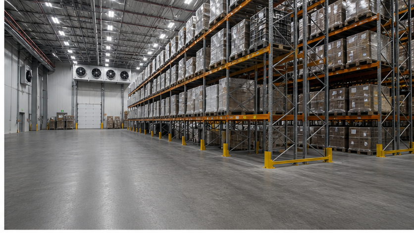Cold Storage Warehouse floor installation