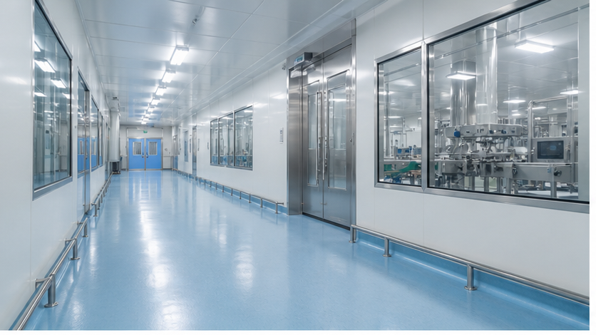 Pharmaceutical Cleanroom floor installation